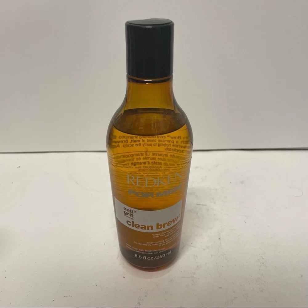 Redken for Men Anti Grit Clean Brew Extra Cleansing Shampoo 8.5 OZ HTF
